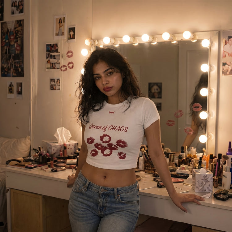 QUEEN OF CHAOS - Baby Tee