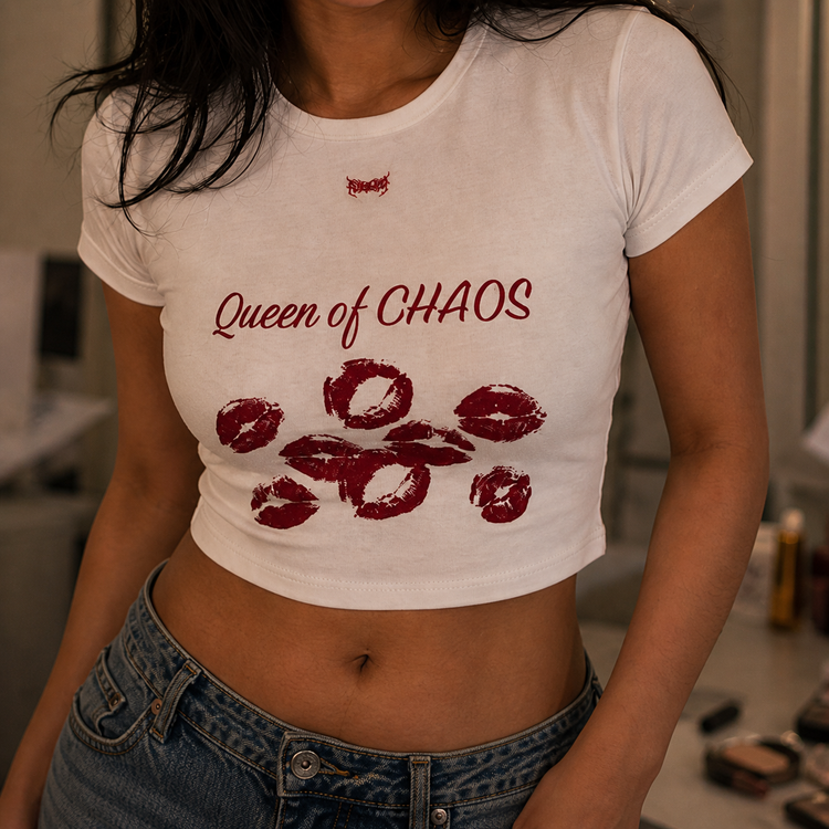 QUEEN OF CHAOS - Baby Tee