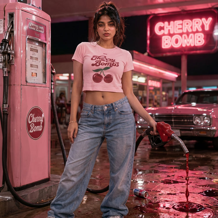 CHERRY BOMB - Crop Top