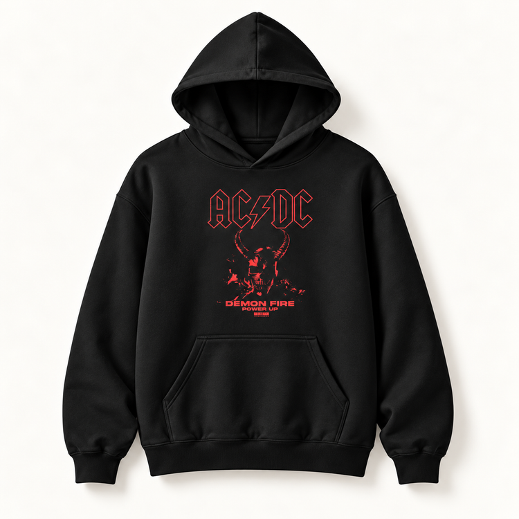 DEMON FIRE (AC/DC) - Unisex Pullover Hoodie