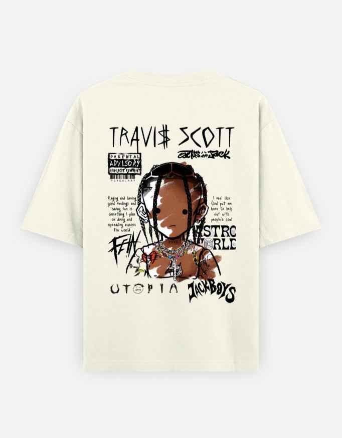 TRAVIS - Unisex Oversized Classic T-Shirt