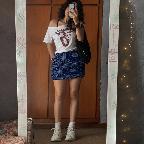 Boho Mini Skirt