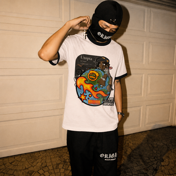 earth of travis - Unisex Ringer T-Shirt