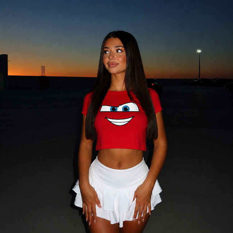 Lightning McQueen Crop Top