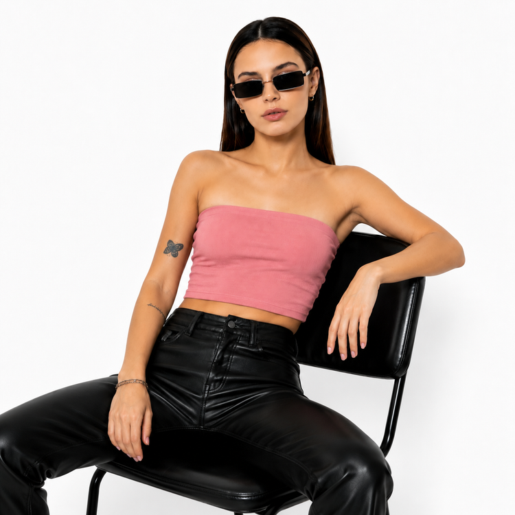 Sakura Pink Tube Top