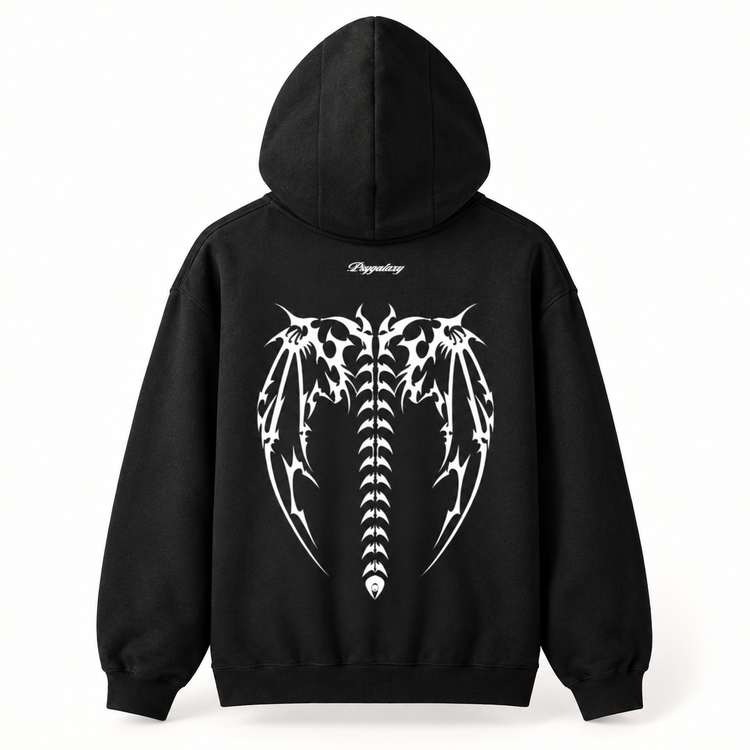 Skeletal Wings - Unisex Pullover Hoodie