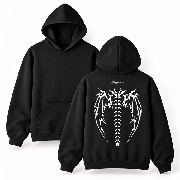 Skeletal Wings - Unisex Pullover Hoodie