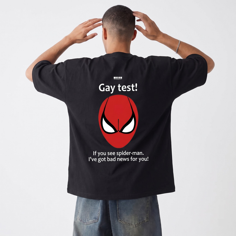 GAY TEST - Unisex Oversized Classic T-Shirt