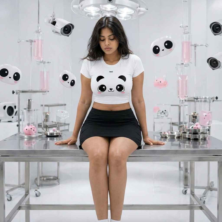 CUTIE PANDA - Baby Tee