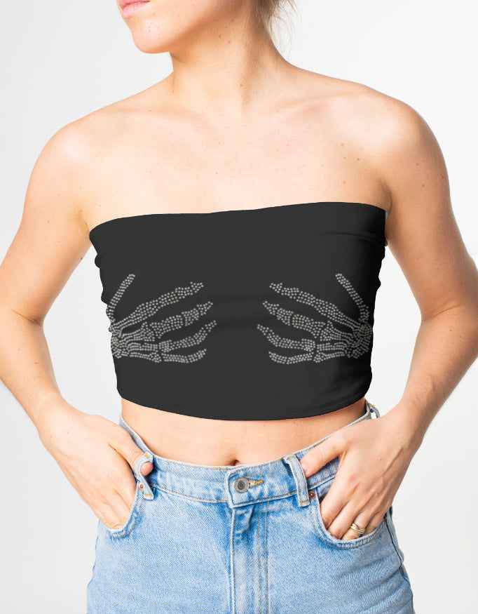 Hand of skull - Tube Top