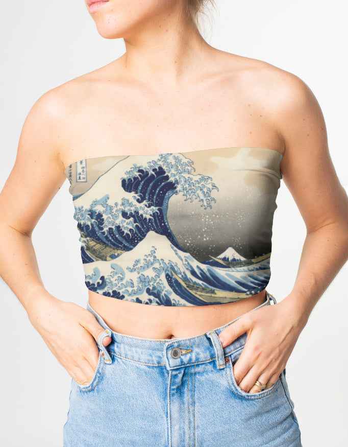 The Great Wave of Kanagawa by Katsushika Hokusai (1831)- Tube Top