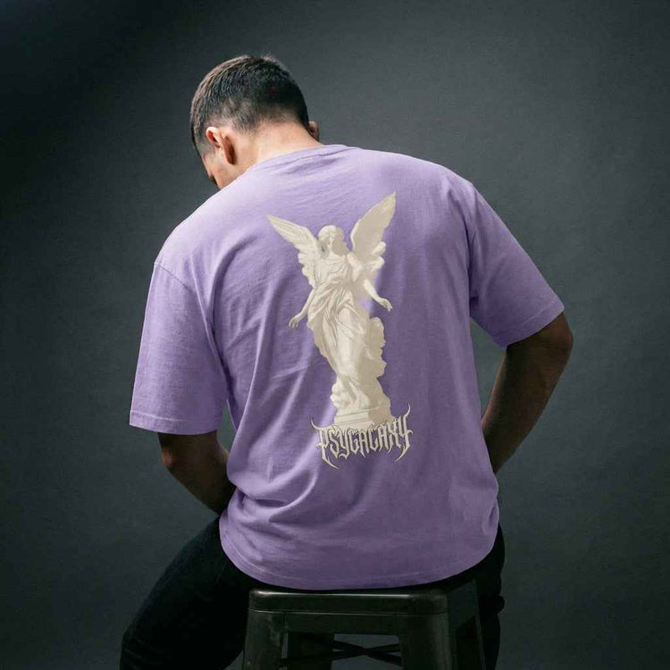 Veil of Light - Oversized Tee (Iris Lavender)
