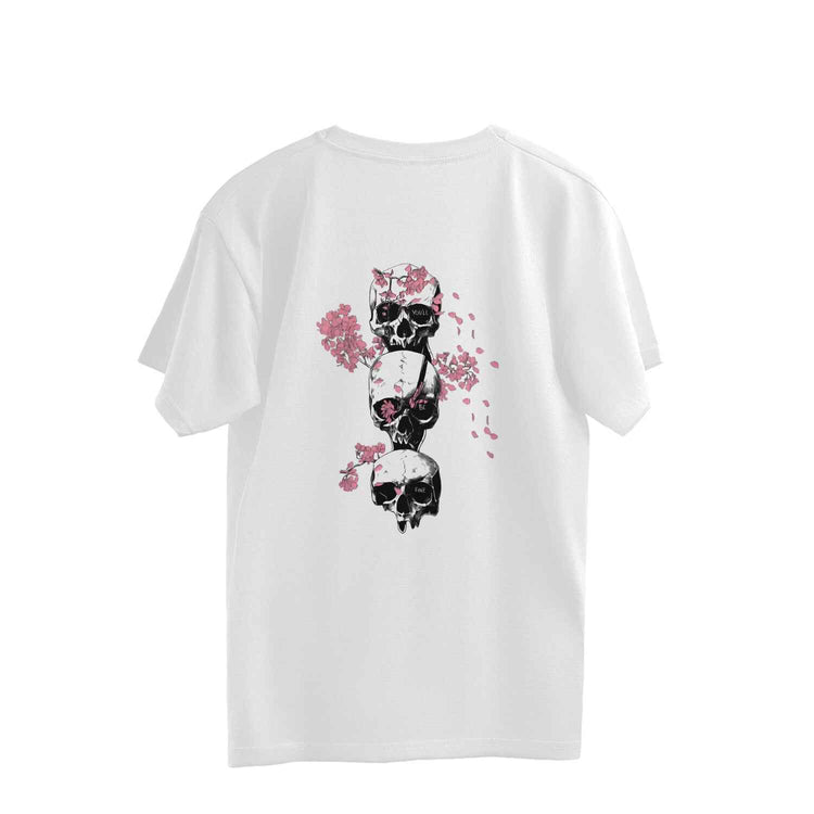 Skull Spring Oversized Tee - Trendy Graphic T-Shirt for Ultimate Comfort