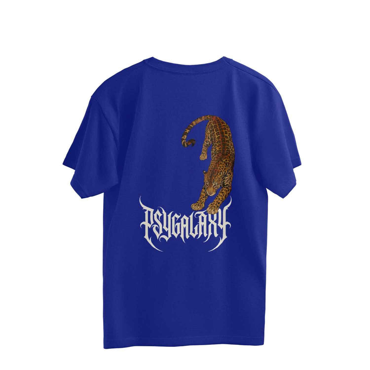 PSY CAT Oversized Tee in Royal Blue for Ultimate Trendy Comfort