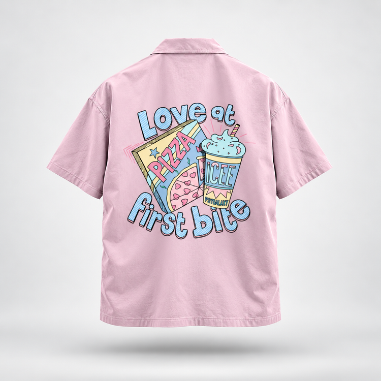 LOVE AT FIRST BITE - Unisex Oversized Shirt