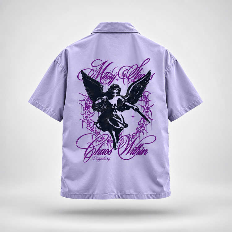 Seraphic Noir - Unisex Oversized Shirt