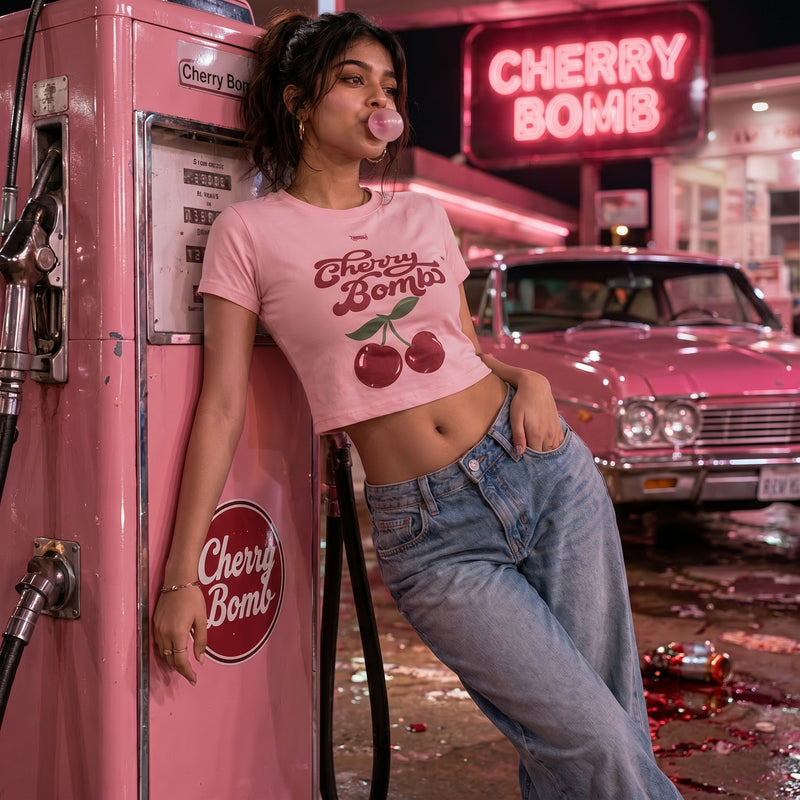CHERRY BOMB - Crop Top