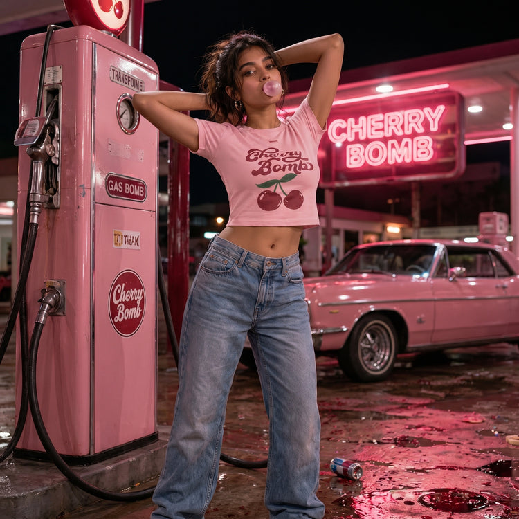 CHERRY BOMB - Crop Top