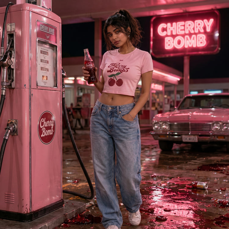 CHERRY BOMB - Crop Top