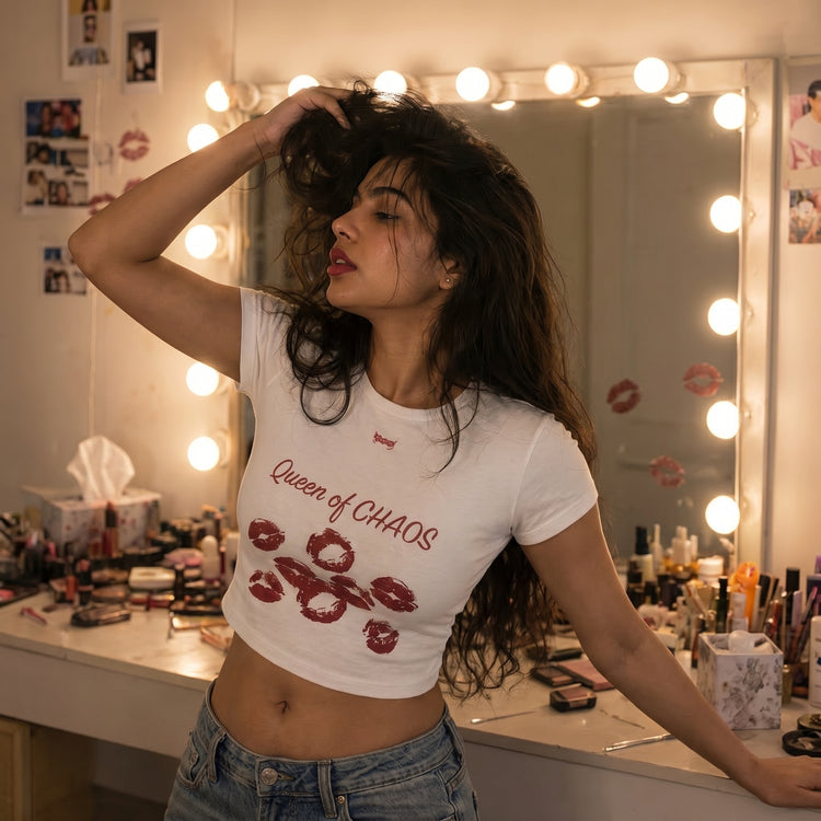 QUEEN OF CHAOS - Baby Tee