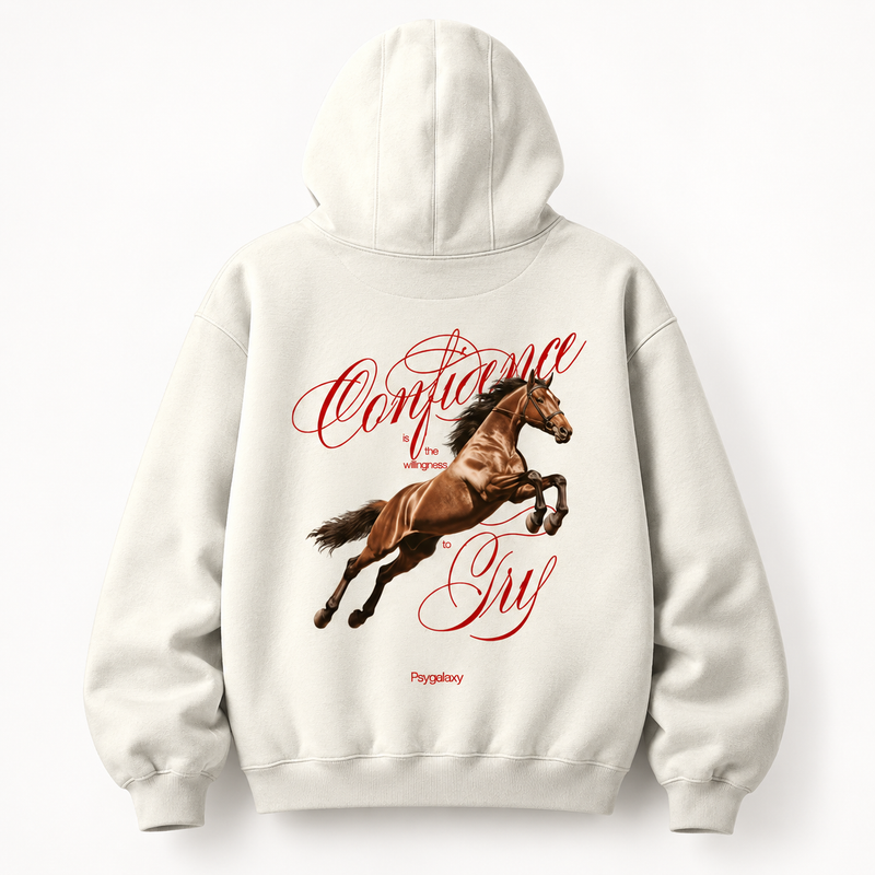 confidence try - Unisex Pullover Hoodie