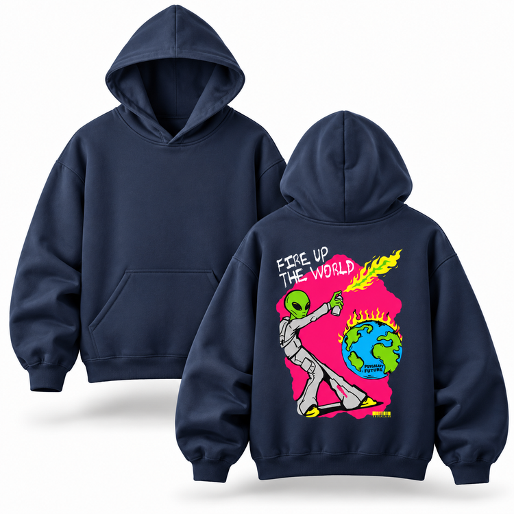 FIRE UP THE WORLD - Unisex Pullover Hoodie