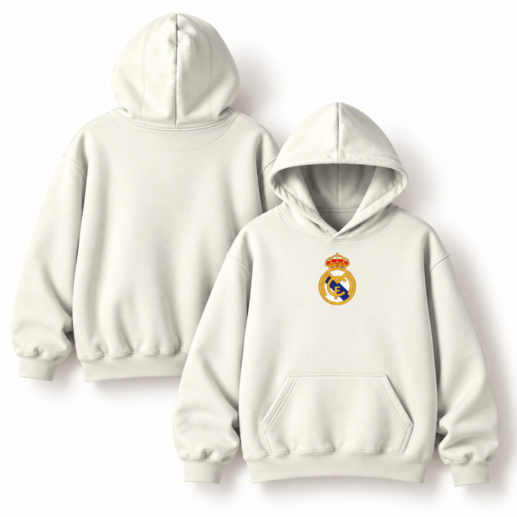 REAL MADRID(OFFWHITE) - Unisex Pullover Hoodie