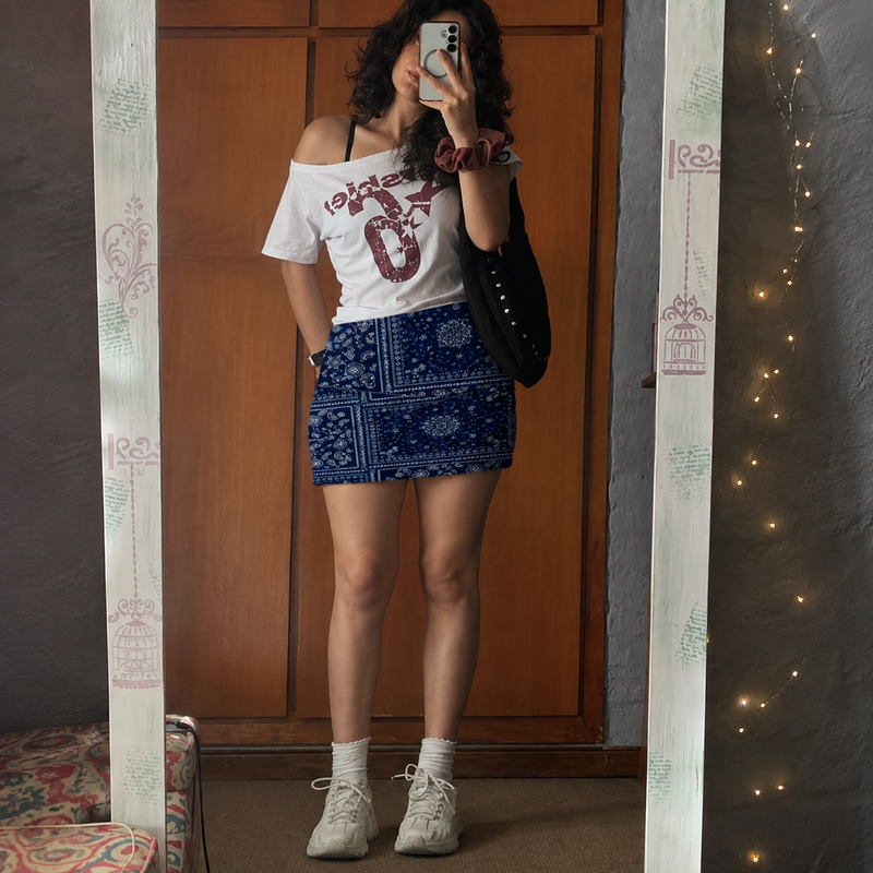 Boho Mini Skirt