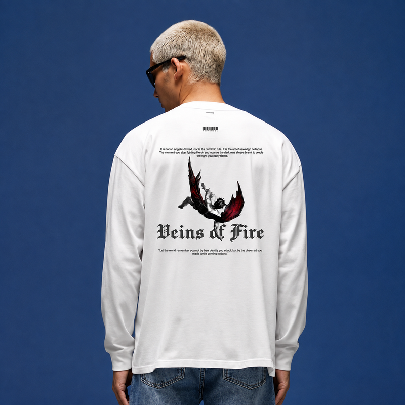 veins of fire - Men's Full Sleeve T-Shirt