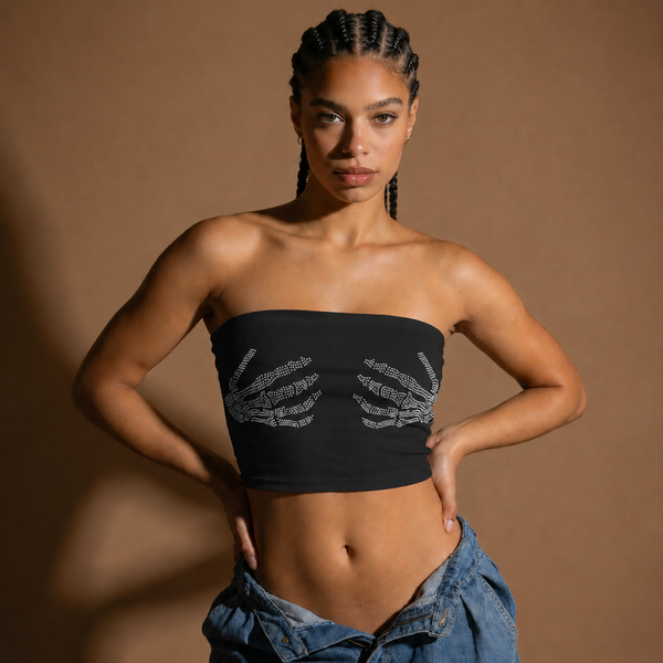 Hand of skull - Tube Top