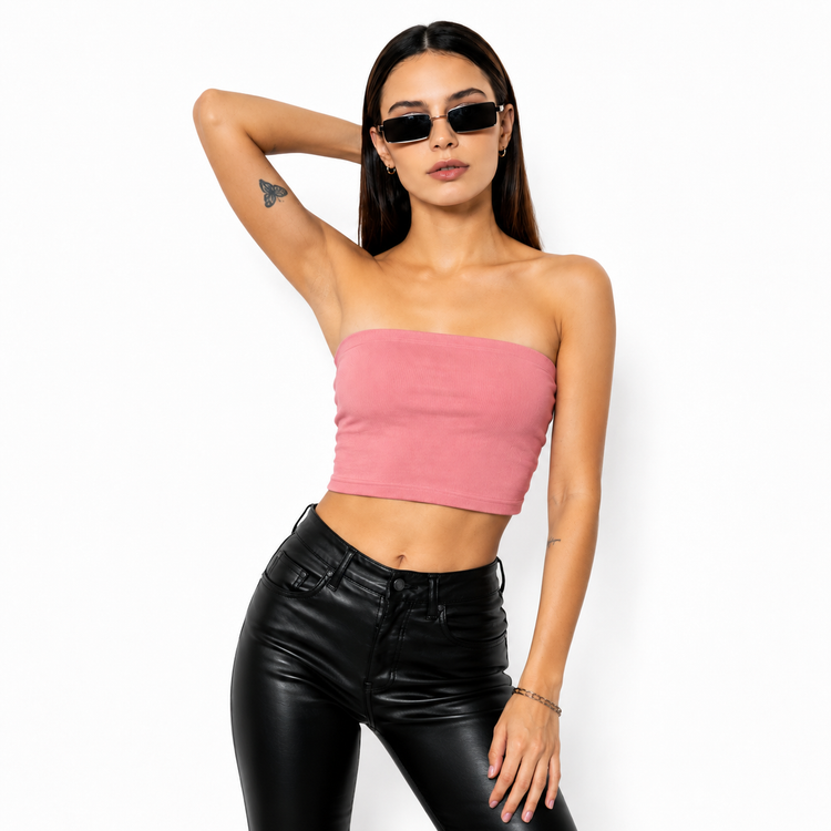 Sakura Pink Tube Top