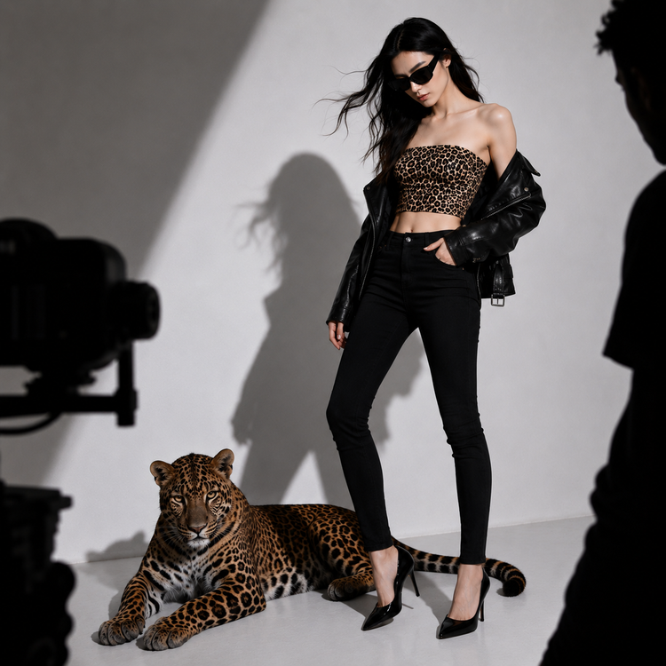 Leopard Tube Top