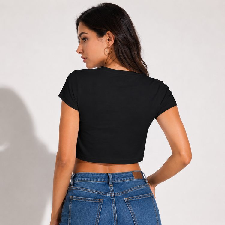Crop Top - BLACK