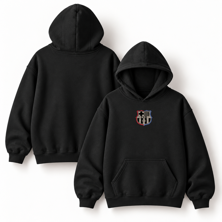 BARCELONA(BLACK) - Unisex Pullover Hoodie