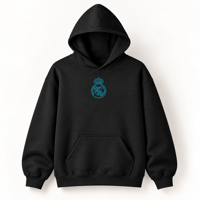 REAL MADRID (BLACK) - Unisex Pullover Hoodie