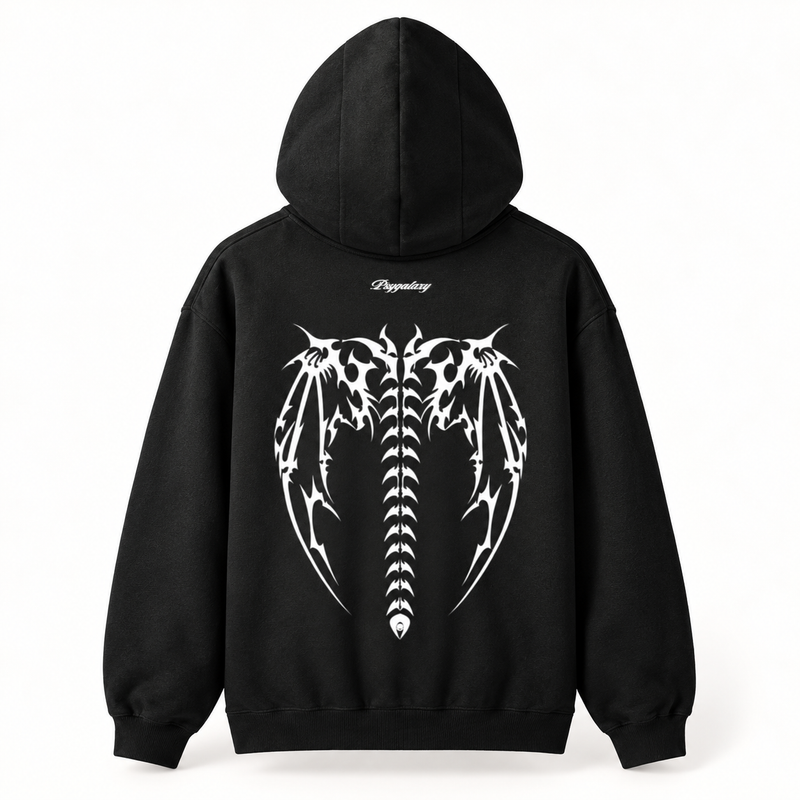 Skeletal Wings - Unisex Pullover Hoodie