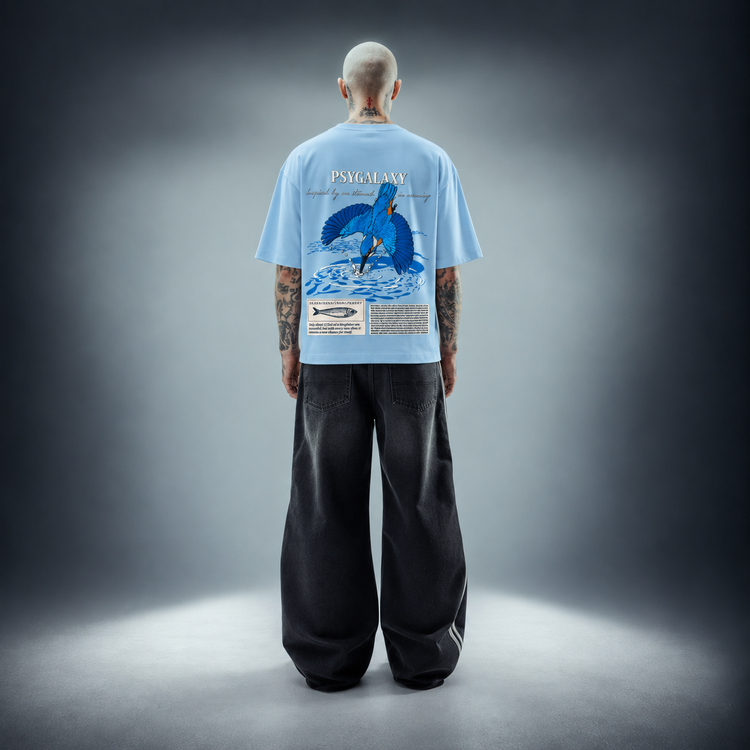 Into the Blue - Unisex Terry Oversized Tee