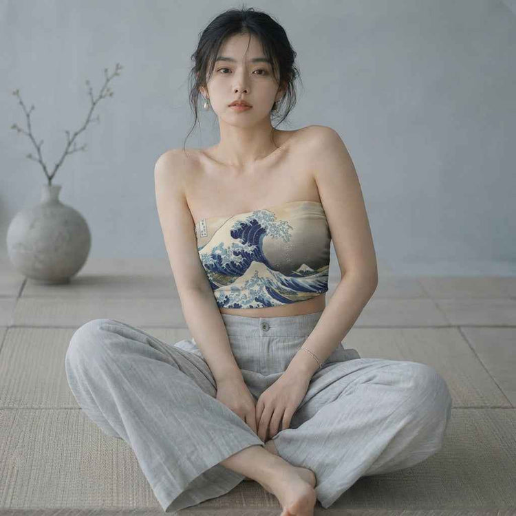 The Great Wave of Kanagawa by Katsushika Hokusai (1831)-  Tube Top