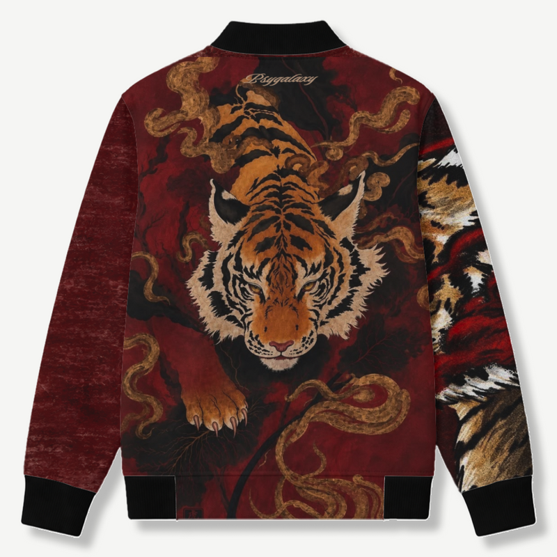 Persian Tiger - Unisex AOP Bomber Jacket - back