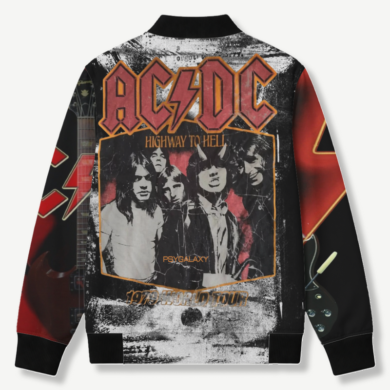 AC/DC -Unisex AOP Bomber Jacket - back