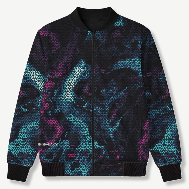 BLINK - Unisex AOP Bomber Jacket - front