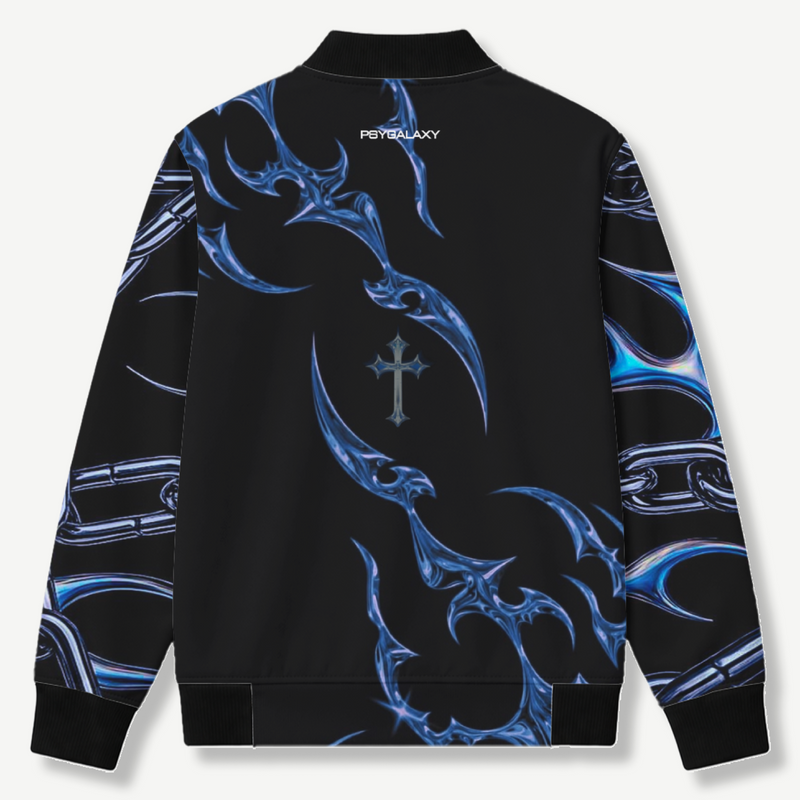 BLUE GOTHIC - Unisex AOP Bomber Jacket - back