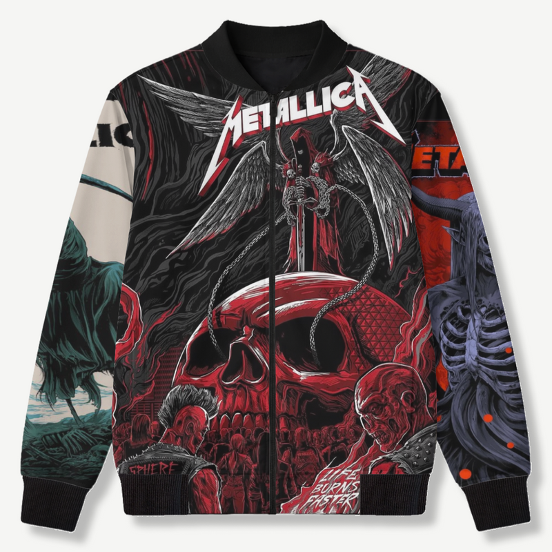 METALLICA - Unisex AOP Bomber Jacket - front