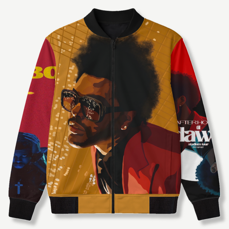 THE WEEKND - Unisex AOP Bomber Jacket - front