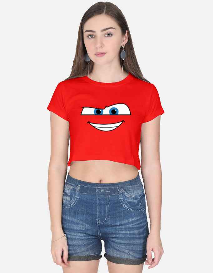 Lightning McQueen Crop Top