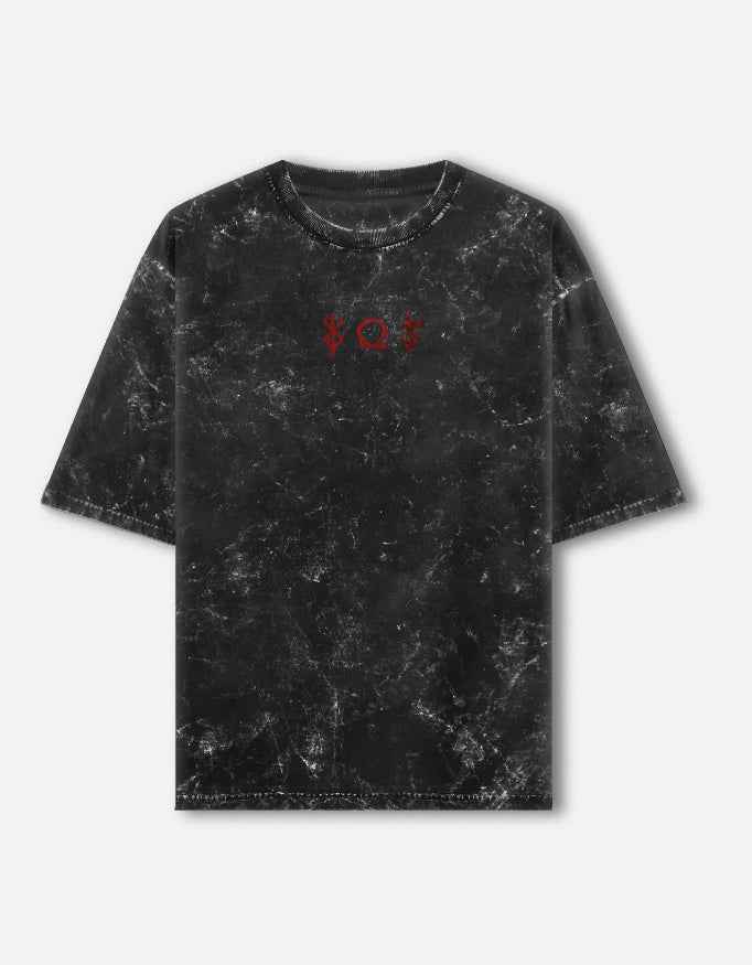 Angry Bois - Unisex Acid Washed Oversized Tee(jai)