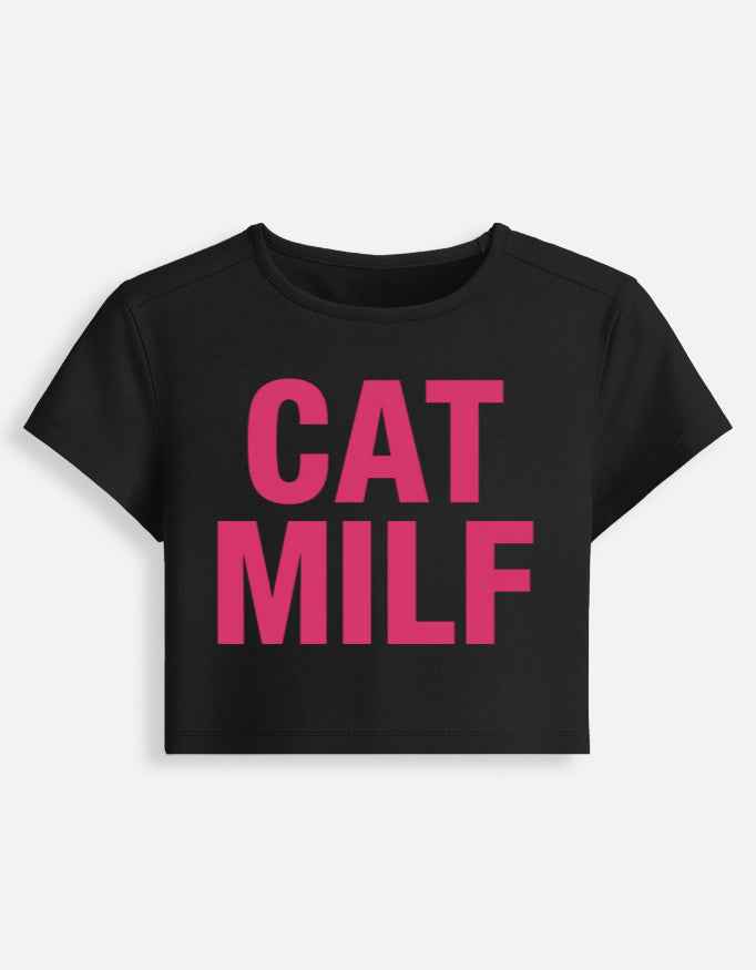 CAT MILF Baby Tee