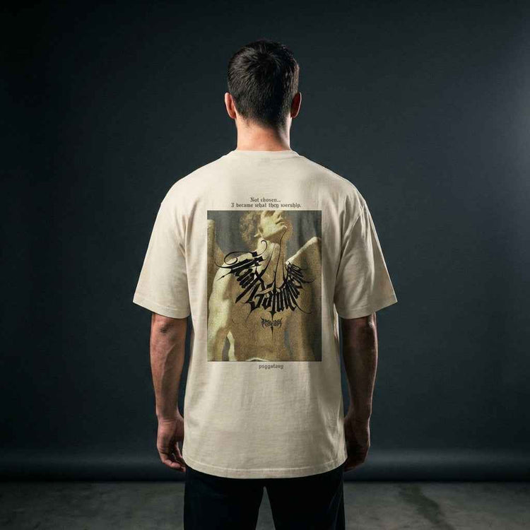 Fallen Angel - Oversized Tee (Beige)