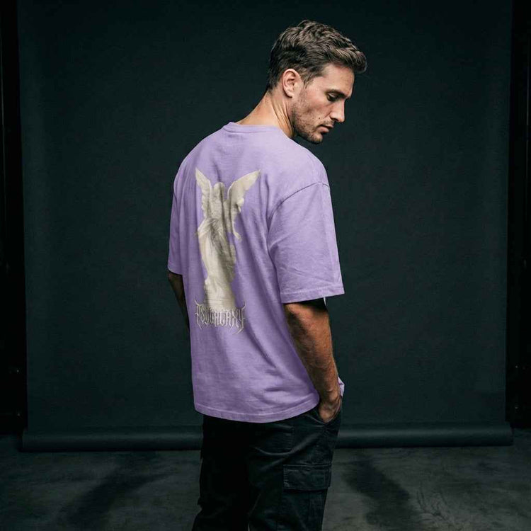 Veil of Light - Oversized Tee (Iris Lavender)