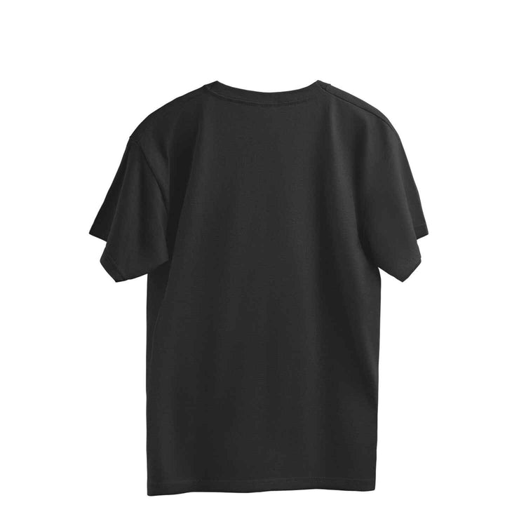Solid Black Oversized T-shirt